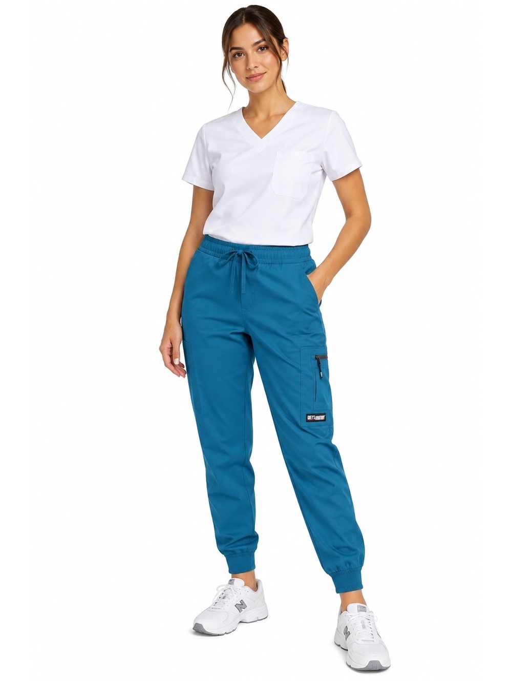 Grey’s Anatomy by Barco Scrub Jogger Pants Women’s M Teal Blue Medical Nurse